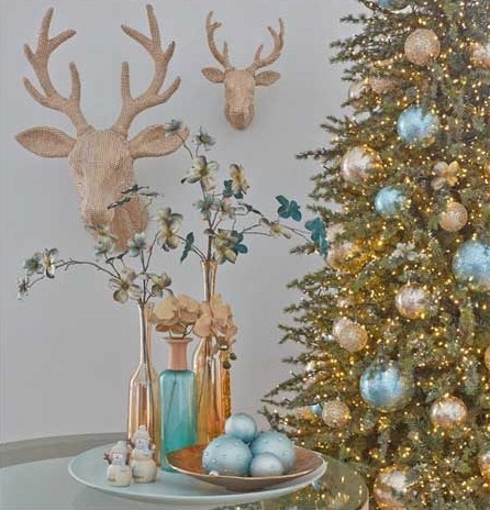 Albero Di Natale Rosa Antico E Oro.Addobbi Per Il Natale Le Tendenze 2014 Style Events Communication